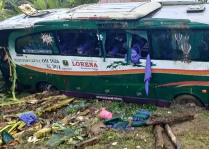 Ibu dan Anak Meninggal, Akibat Bus AKAP Kecelakaan 