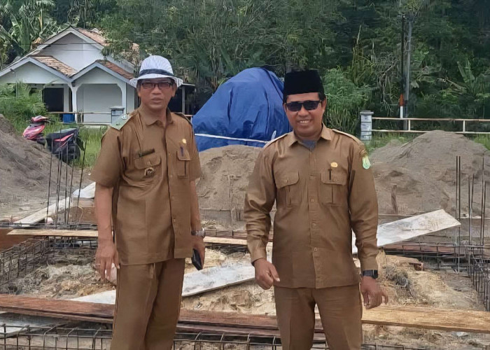 Lapangan Sepak Bola Desa Bumi Kencana Dapat Sentuhan Baru, Pemkab Muba Bangun Tribun Penonton