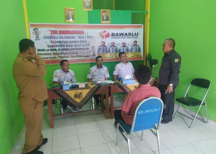 Panwaslu Kecamatan Sanga Desa Laksanakan Tes Wawancara Terhadap 48 Calon PKD