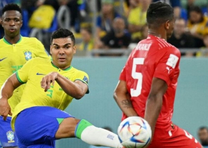 Brasil Bekuk Swiss 1-0, La Nati Beri Perlawanan Militan, Samba Cetak Gol Menit Akhir, Casemiro Jadi Pahlawan
