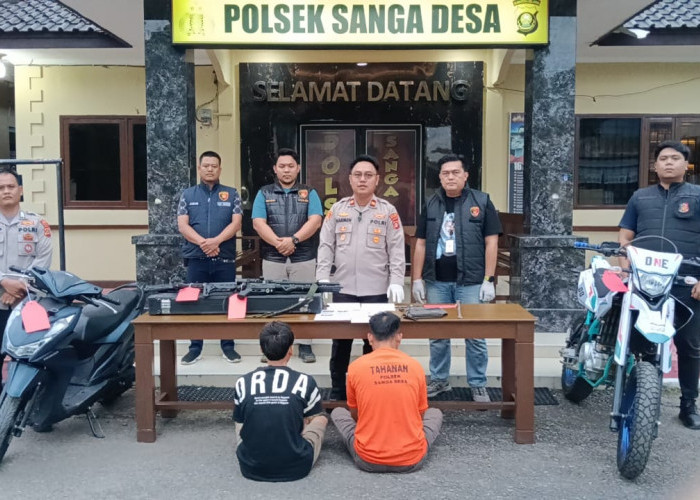 Bongkar Rumah di Tahun Baru, Duo Pencuri Diringkus Polsek Sanga Desa