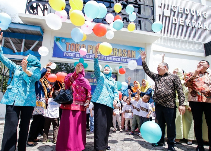 TP PKK Muba Launching Rumah Cinta dan Toko PKK 