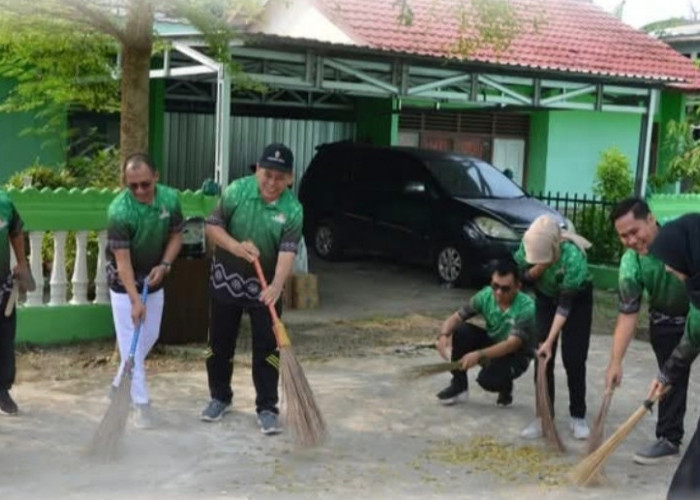 Kemenag Muba Gelar Senam Sehat & Gotong Royong, Perkuat Kerukunan dan Kebersamaan ASN