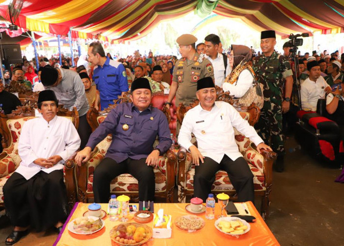 Gubernur & PJ Bupati Muba Hadiri Haflah Akhirussanah di Ponpes Darussa'adah Pinang Banjar