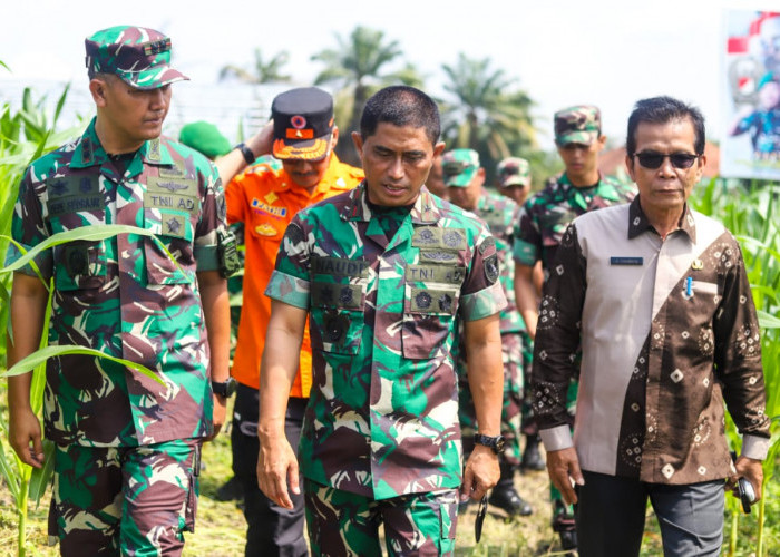 Danrem 044 Gapo Brigjen TNI M Naudi Nurdika Sambangi Muba