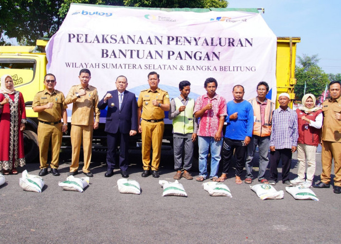 Pj Bupati Muba Pastikan Penyaluran Bantuan Beras Berjalan Lancar dan Tepat Sasaran