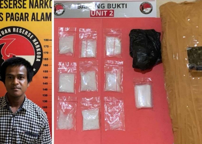 Hotel Jadi Titik Transit Narkoba, Polisi Gagalkan Peredaran Hampir 1 Kg di Pagar Alam