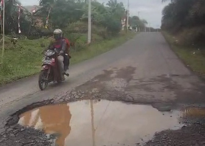 Jalan Talang Siku–Keluang Makin Banyak Kerusakan, Truk Tangki Jumbo Tetap Melenggang