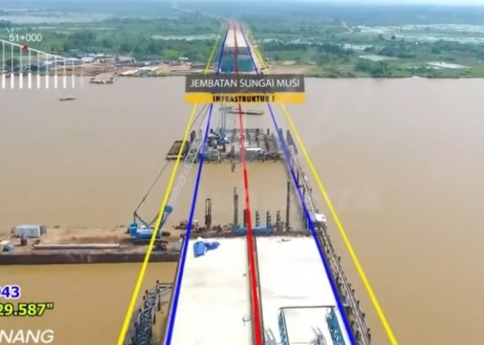 Inilah Jembatan Terpanjang di Tol Trans Sumatera, Fungsinya Sangat Penting Penghubung Jambi menuju Lampung