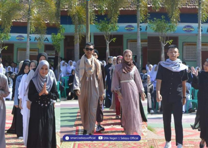 SMA N 1 Gelar Lomba Fashion Show Baju Muslim, Peringati Isra' Mi'raj 