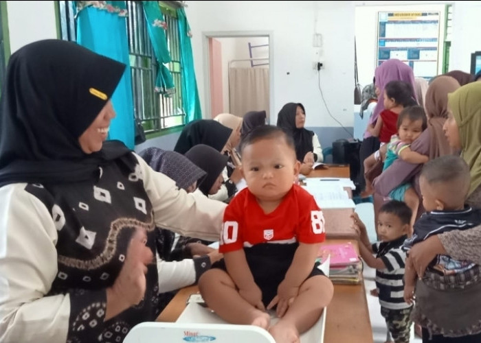 Posyandu Perdana 2026 Desa Bukit Jaya Disambut Aantusias, Pemdes Komitmen Tingkatkan Kesehatan Masyarakat