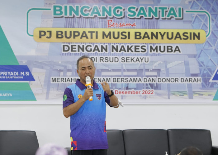 Bincang Santai Bersama Nakes, Pj Bupati Muba Berikan Motivasi Tingkatkan Layanan