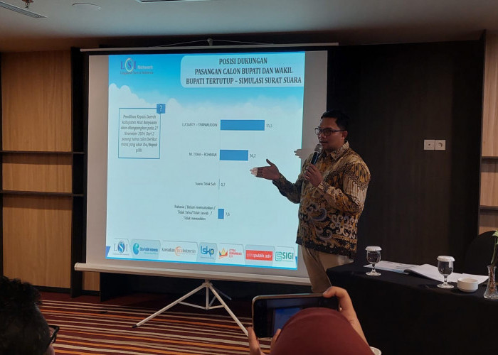 LSI Denny JA, Lucianty - Syaparuddin diambang Bupati Muba 