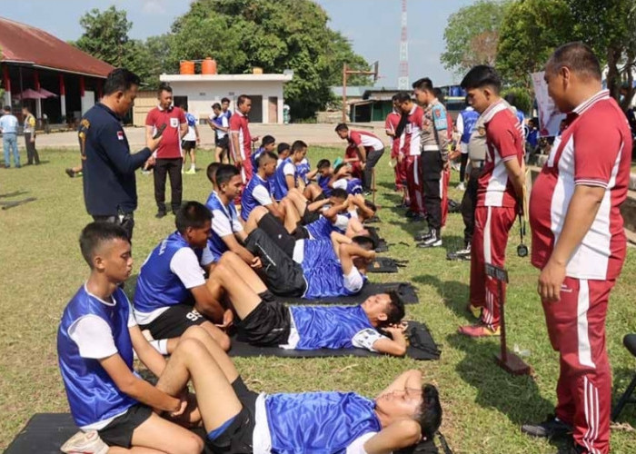 Polres Muba Gelar Bimbingan dan Latihan, Bagi Remaja yang Masuk Sekolah Ikatan Dinas Polri dan TNI