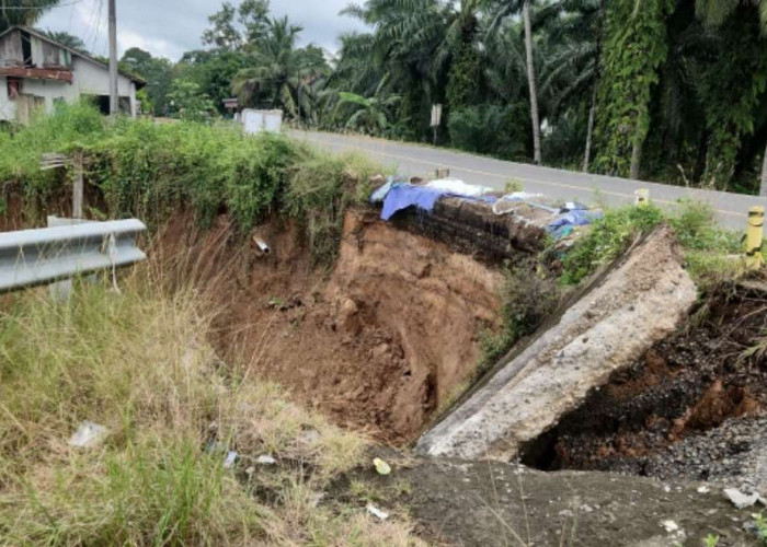 Longsor di Sanga Desa Ancam Putuskan Akses Sekayu–Lubuklinggau, Bupati Muba Surati Gubernur dan PUPR