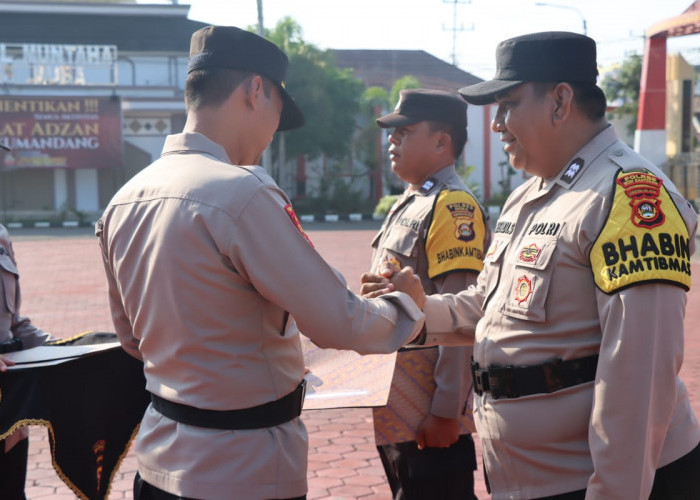 33 Anggota Polres Muba Terima Penghargaan, Atas Ungkap Kasus Ilegall Logging Hingga Pencurian Besi