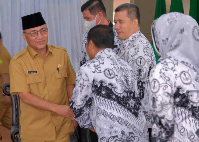 Wakili Ribuan Guru, PGRI Muba Ucapkan Terima Kasih ke Pj Bupati Apriyadi