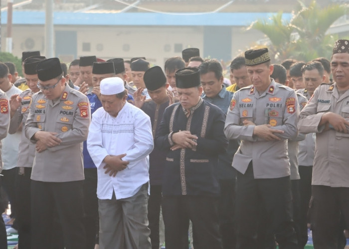 Polres Muba Gelar Salat Istighotsah dan Doa Bersama, Mohon Kabut Asap serta Karhutla Segera Berlalu
