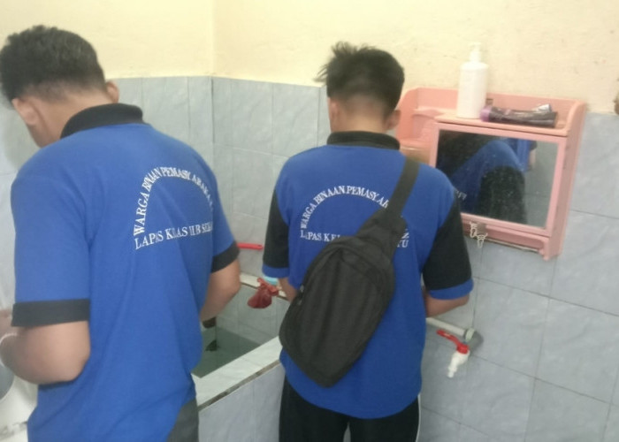 Lapas Sekayu Lakukan Tes Urine ke Warga Binaan, sebagai Syarat Pengajuan PB dan CB