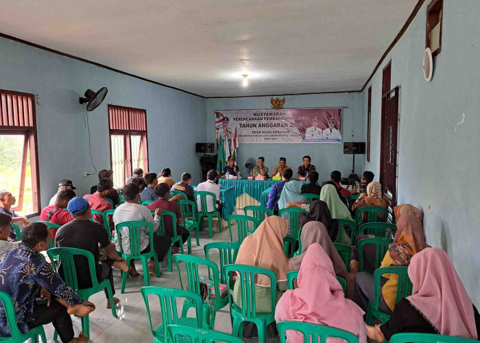 Desa Nusa Serasan Gelar Musrenbangdes, Fokus Usulkan Jalan Poros Desa