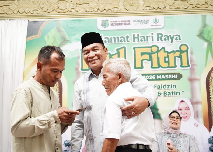 Lebaran Tanpa Sekat, Open House Bupati Muba Jadi Ruang Dialog Hangat Warga