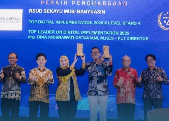 RSUD Sekayu Raih Dua Penghargaan TOP Digital Awards 2025, Bukti Lompatan Transformasi Layanan Kesehatan