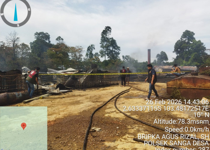 Polres Muba Tetapkan Pemilik Penyulingan Minyak Ilegal yang Terbakar di Sanga Desa sebagai Tersangka