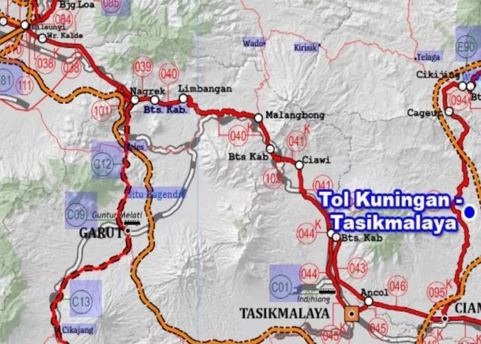 Inilah Peta Tol Cirebon - Kuningan, Kemungkinan Wilayah yang Dilewati