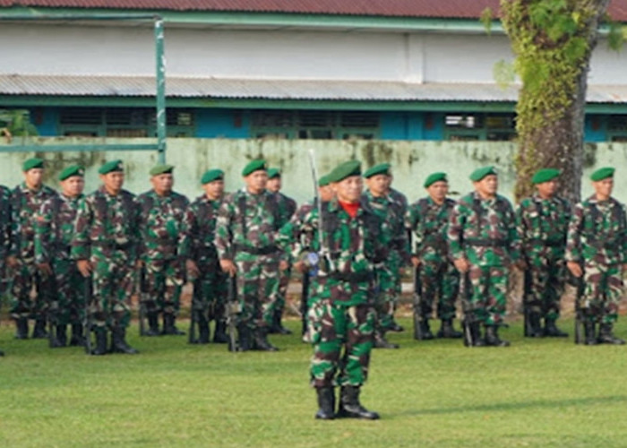 Gelar Upacara Bendera Bulanan, Kodim 0410/Muba, Sampaikan Amanat Pangdam II/Sriwijaya