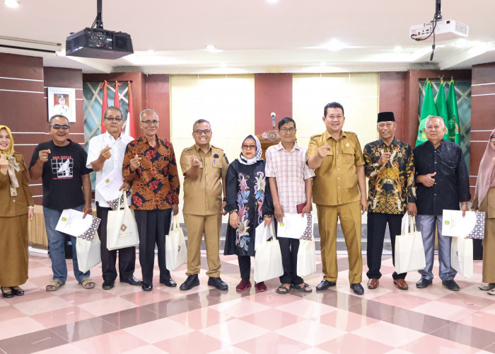 Pemkab Muba Gelar Acara Purna Tugas 10 Orang Tenaga Non ASN di Auditorium 