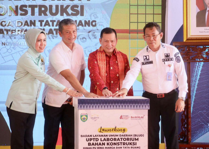 UPTD laboratorium konstruksi Dinas PU BMTR Sumsel Resmi Jadi BLUD, Diharapkan Infrastruktur Makin Baik