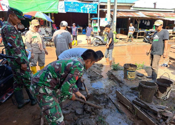 Benahi Jalan Simpang Puskesmas, Forkopimcam dan Lurah Turun Ke Lokasi, Ini Himbauan Camat