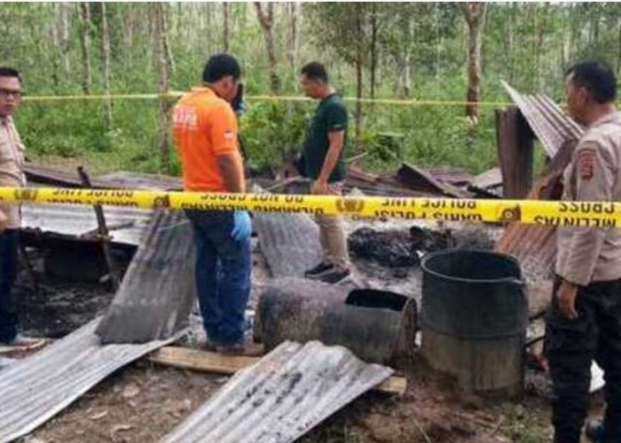 Tragis, Penyadap Karet di Baturaja Meninggal Terbakar Didalam Pondok