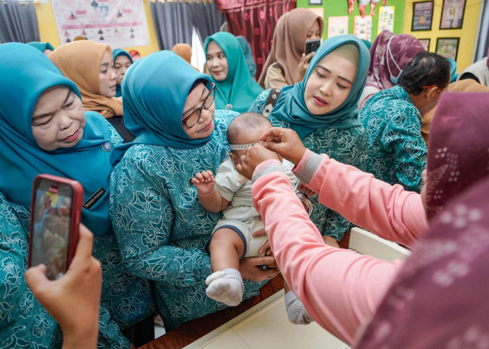 TP PKK Muba Lakukan Pembinaan Posyandu Sayang Anak, Siap Berlaga di Tingkat Provinsi