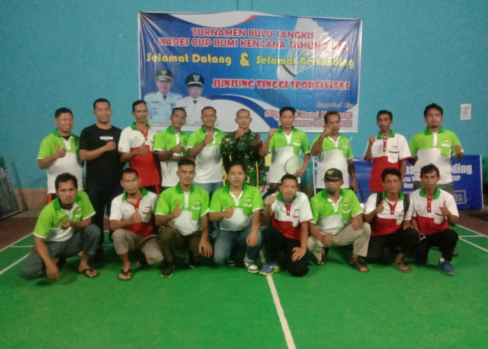 Bumi Kencana Gelar Turnamen Bulu Tangkis Kades Cup, Diikuti 81 Peserta Dari 3 Kecamatan