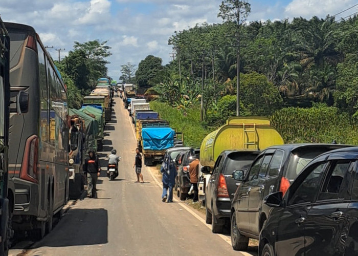 Jalintim Palembang–Jambi Padat Merayap Jelang Nataru, Pengendara Harapkan Tol Segera Tersambung