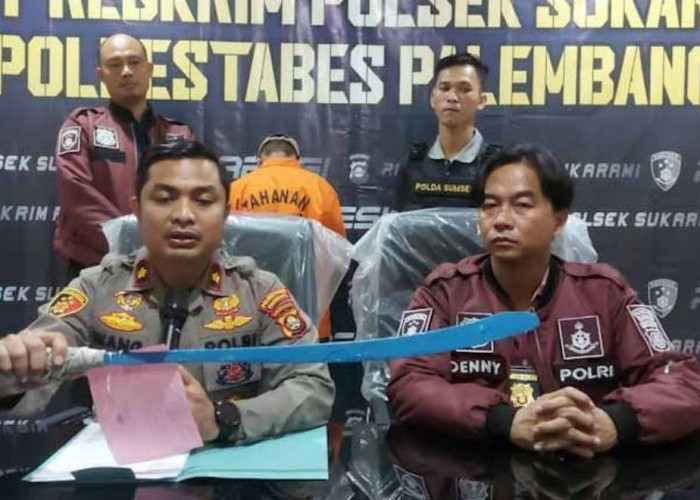 Polisi Gagalkan Rencana Aksi Tawuran Pelajar Di Kota Palembang, Oknum Pelajar Bawa Parang Panjang Diamankan