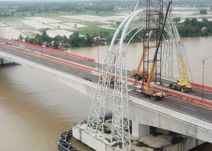 Jembatan Musi V, Jembatan Tol Terpanjang di Indonesia, Pembangunan Capai 80 Persen