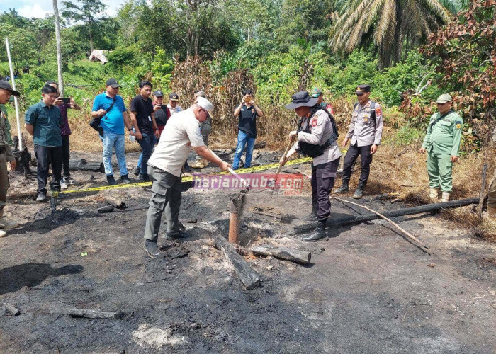 Kapolres Muba Pimpin Tim Gabungan Sisir Lokasi Sumur Minyak Masyarakat di Batanghari Leko