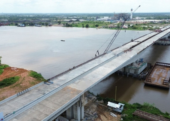 Tol Palembang–Betung Tembus 87,18 Persen, Jembatan Musi V Siap Dukung Arus Nataru 2026