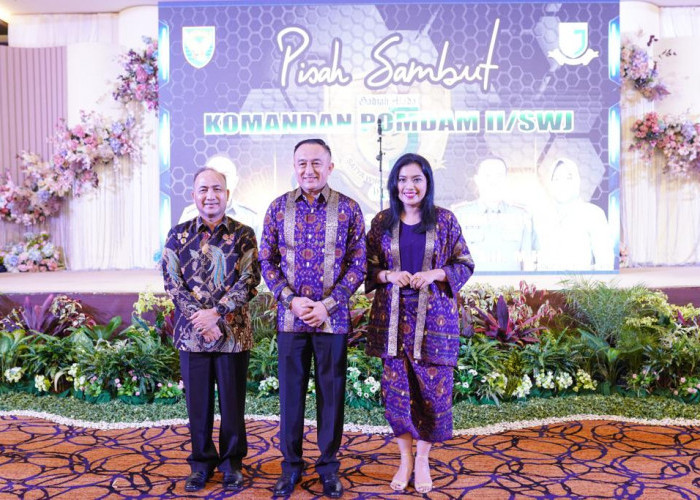 Pj Bupati Apriyadi Hadiri Sertijab Danpomdam II/Sriwijaya