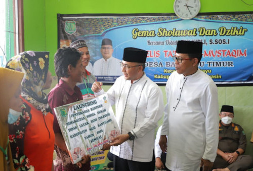 PJ Bupati Muba Hadiri Sholawat dan Dzikir bersama 