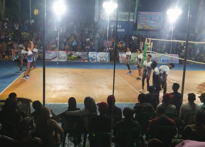 Hari ini Pertandingan Final Turnamen Voli di Mulyo Rejo, Dihadiri Langsung PJ Bupati Muba