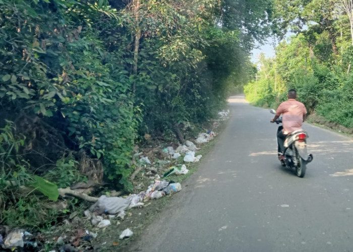 Minim Fasilitasi, Warga Buang Sampah Dipinggir Jalan Sukarami - Tanah Abang