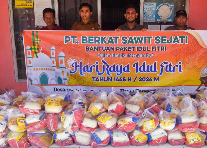 PT BSS Kembali Bagikan 700 Paket Sembako, Untuk Warga Kurang Mampu di 7 Desa