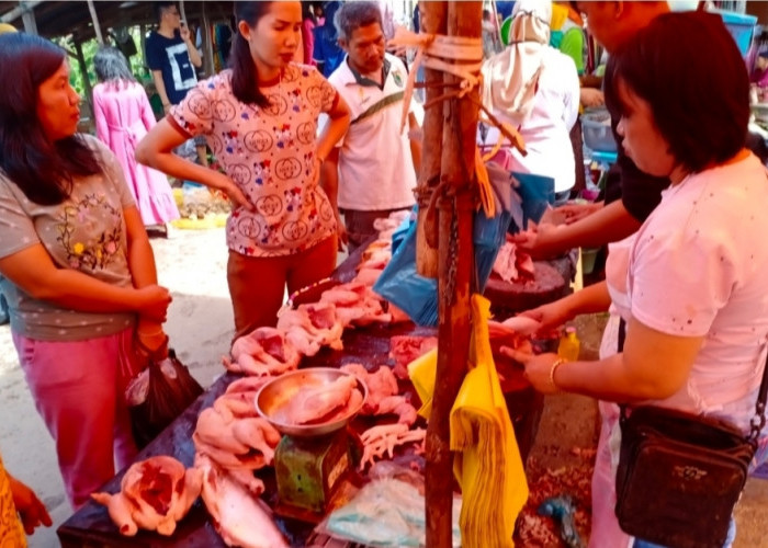 Harga Ayam Potong di Pasar Kalangan Ngulak Stabil di Rp 33 Ribu per Kilogram, Permintaan Mulai Naik