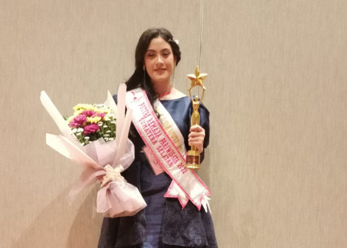 Soraya Angelina Putri Muba Raih Runner-up Puteri Remaja Pariwisata Sumsel