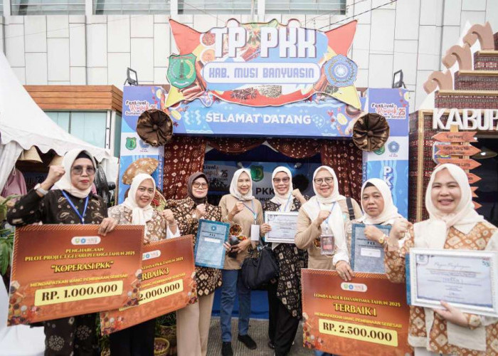 TP PKK Muba Borong Penghargaan di Festival Rempah Sumsel 2025