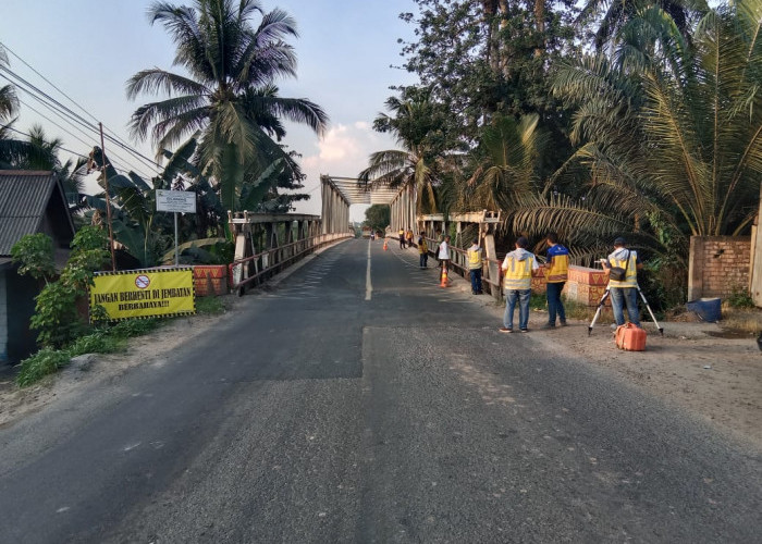 Kabel Suspensi Jembatan Peninggalan Putus, Arus Lalu Lintas Diberlakukan Sistem Buka Tutup