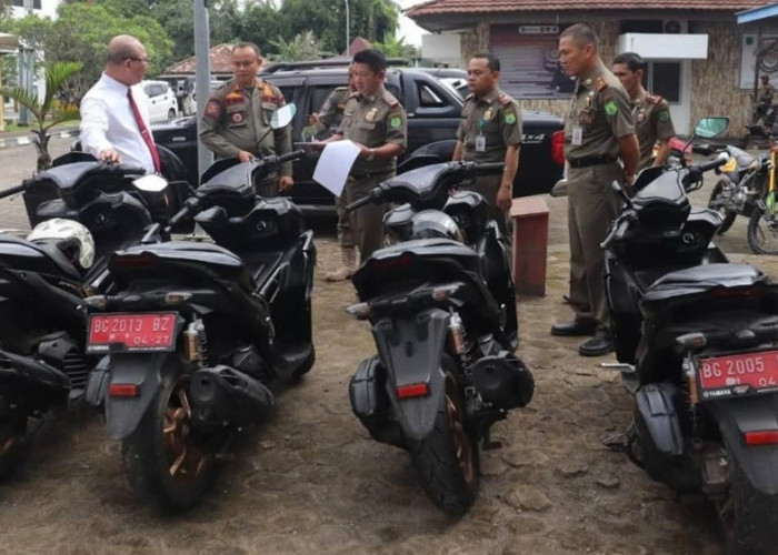 Satpol PP Muba Lakukan Pengecekan Data Kendaraan Dinas, Himbau Pemilik Kendaraan Taat Bayar Pajak